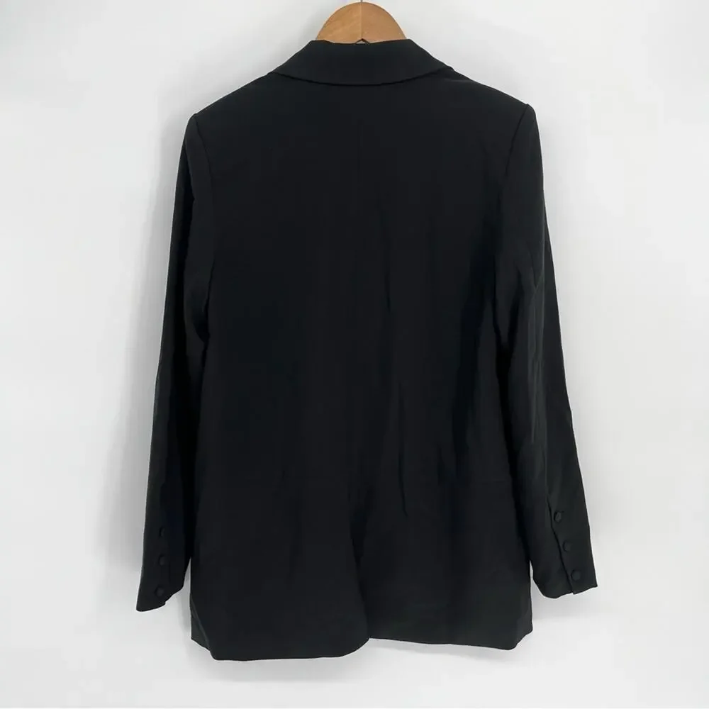 Camila Coelho Brenna One Button Blazer jacket black - S - Picture 8 of 12